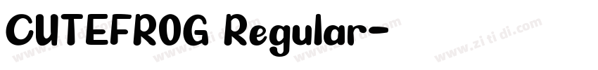 CUTEFROG Regular字体转换